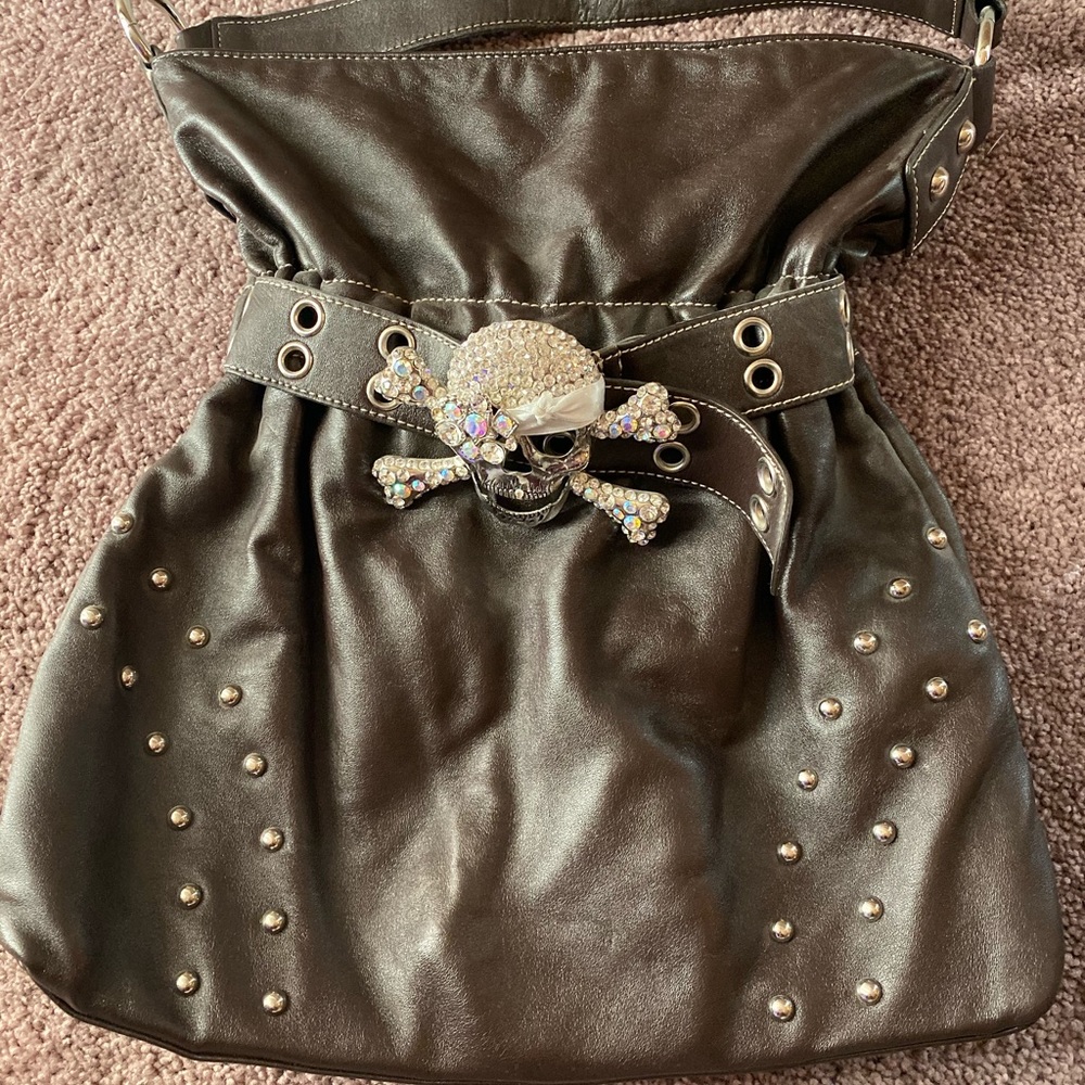 Rhinestone shoulder bag